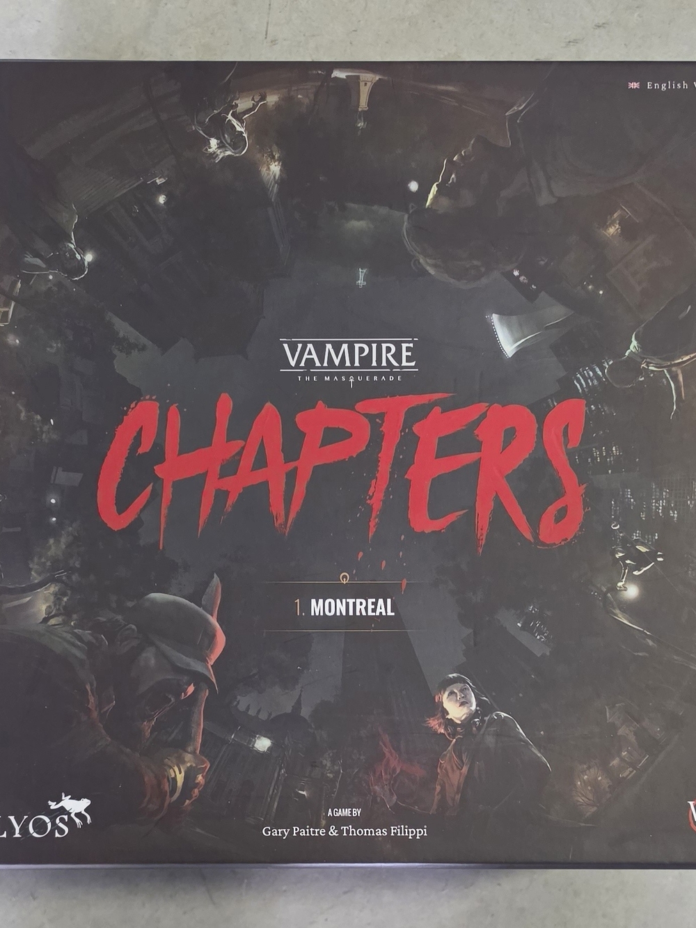 Vampire The Masquerade - Chapters Board Game